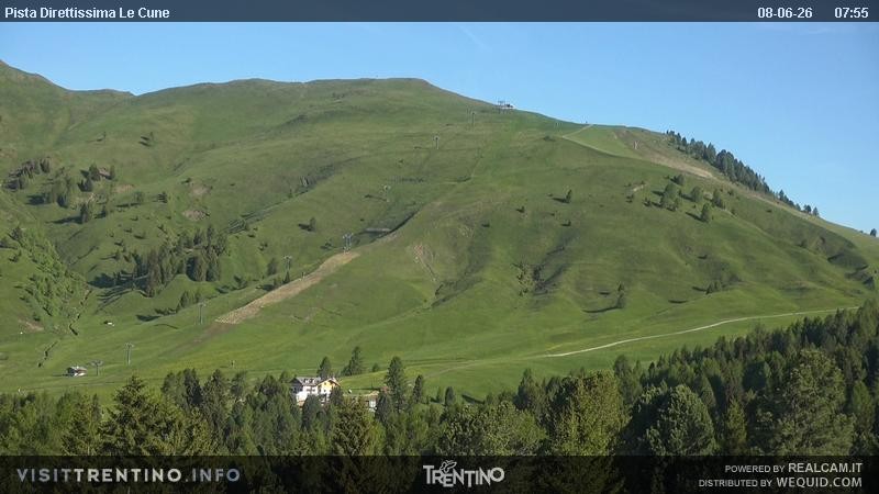 Archiv Foto Webcam Talstation Alpe di Lusia, Trentino