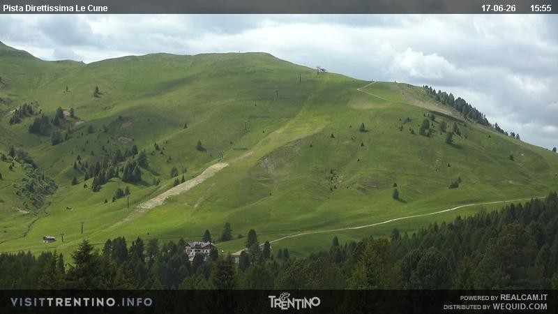 Archived image Webcam base station alp Lusia, Trentino