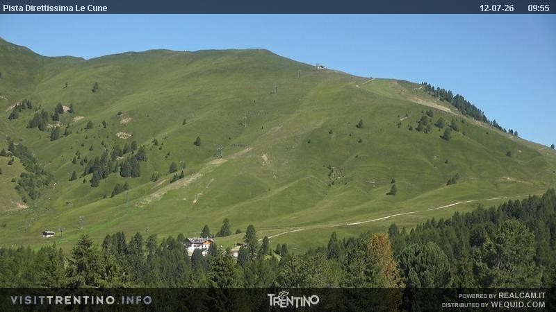 Archived image Webcam base station alp Lusia, Trentino