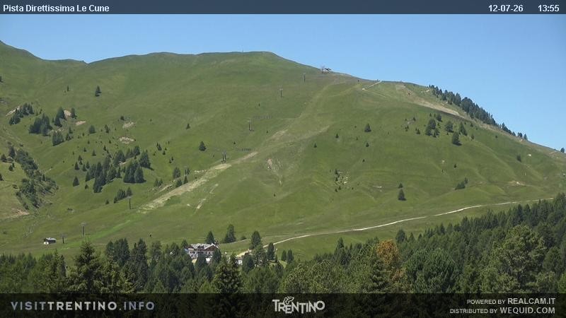 Archived image Webcam base station alp Lusia, Trentino