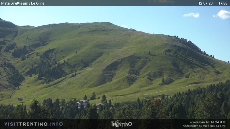 Archived image Webcam base station alp Lusia, Trentino