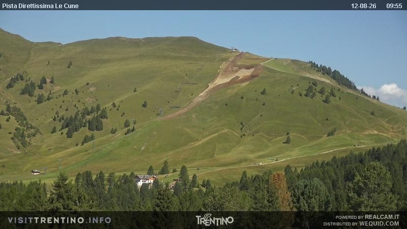 Archiv Foto Webcam Talstation Alpe di Lusia, Trentino