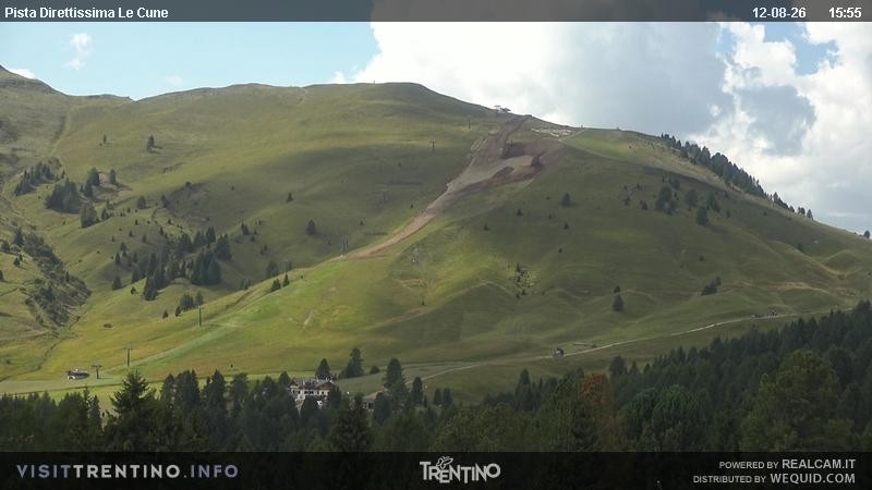 Archiv Foto Webcam Talstation Alpe di Lusia, Trentino