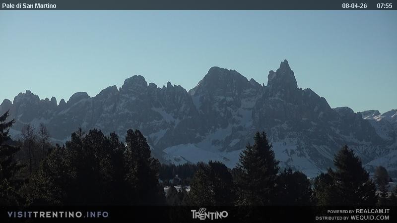 Archived image Webcam Trentino, "Pale di San Martino"