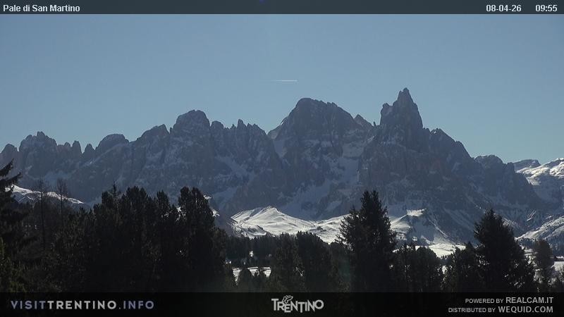 Archived image Webcam Trentino, "Pale di San Martino"