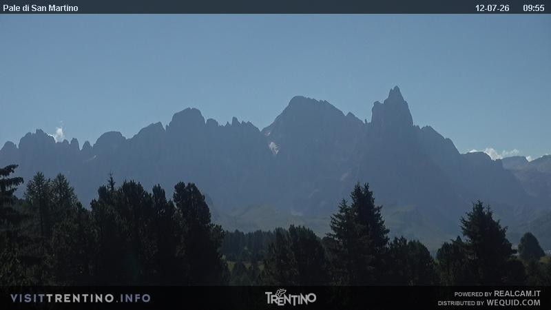 Archived image Webcam Trentino, "Pale di San Martino"
