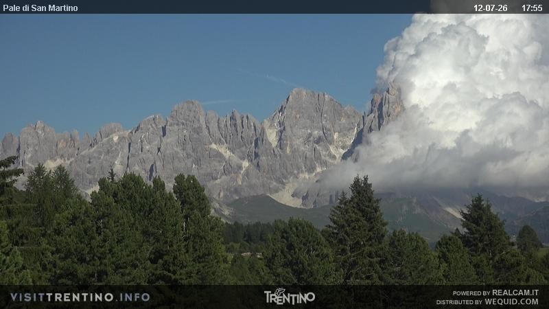 Archived image Webcam Trentino, "Pale di San Martino"