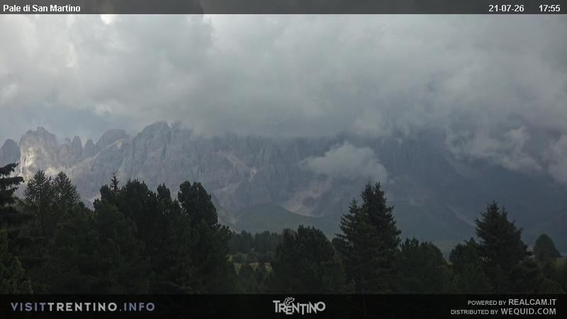 Archiv Foto Webcam Pale di San Martino, Trentino