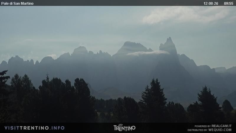 Archiv Foto Webcam Pale di San Martino, Trentino