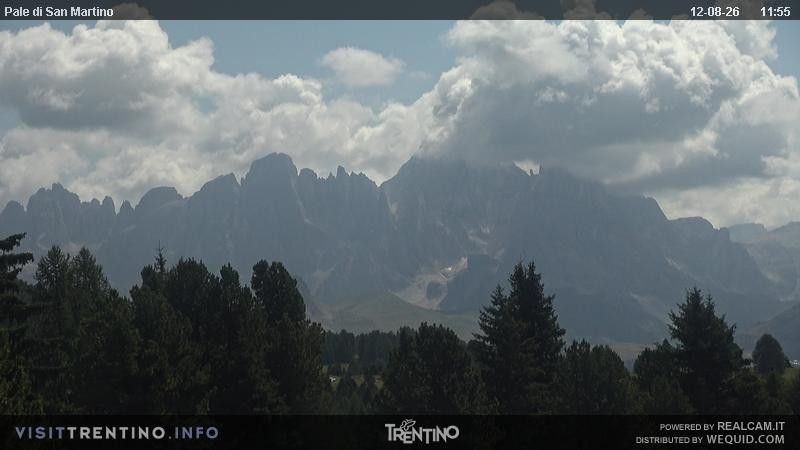 Archiv Foto Webcam Pale di San Martino, Trentino