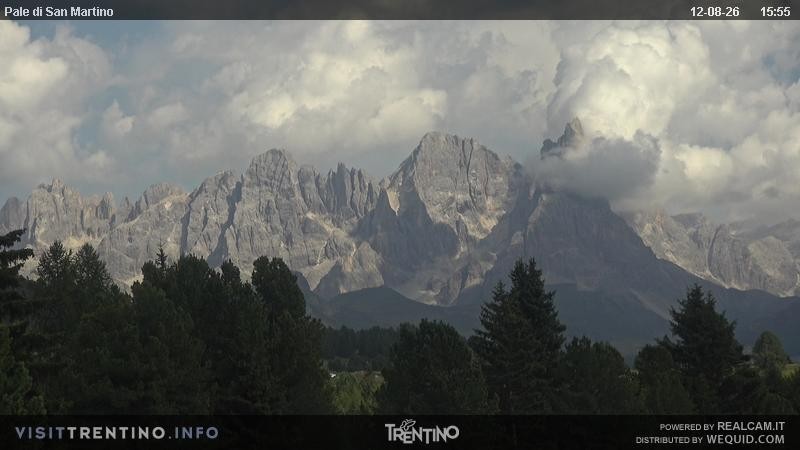 Archiv Foto Webcam Pale di San Martino, Trentino