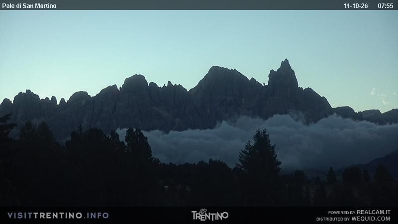 Archived image Webcam Trentino, "Pale di San Martino"
