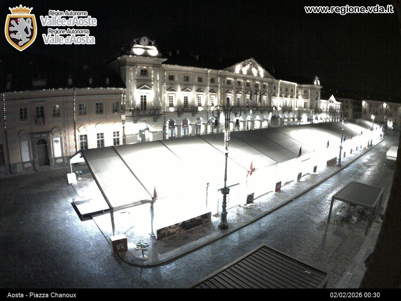 Archived image Webcam Aosta, Piazza Emile Chanoux