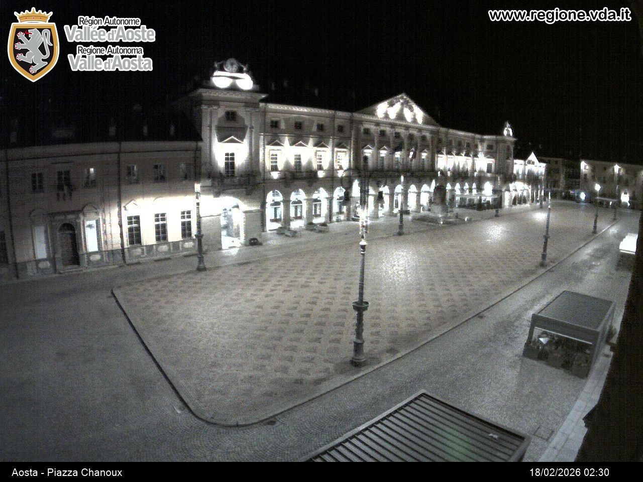 Archiv Foto Webcam Piazza Emile Chanoux, Aosta