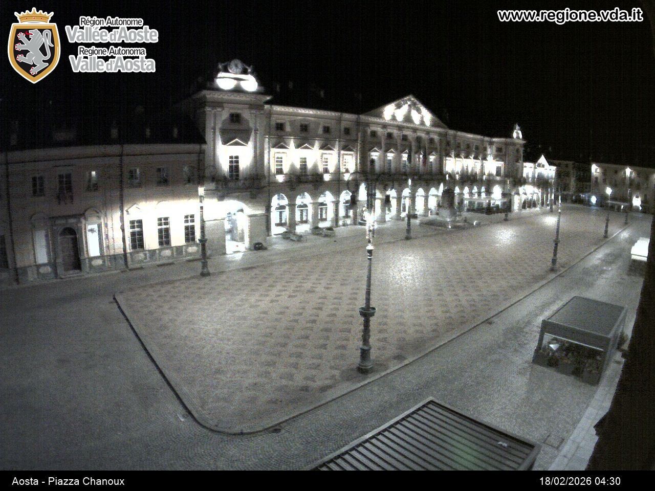 Archiv Foto Webcam Piazza Emile Chanoux, Aosta
