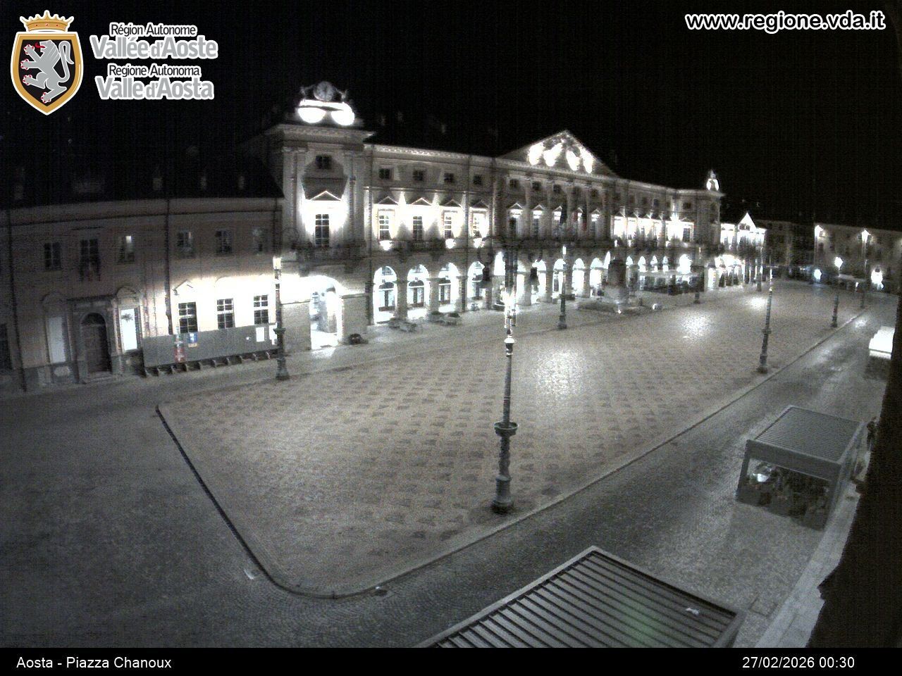 Archived image Webcam Aosta, Piazza Emile Chanoux