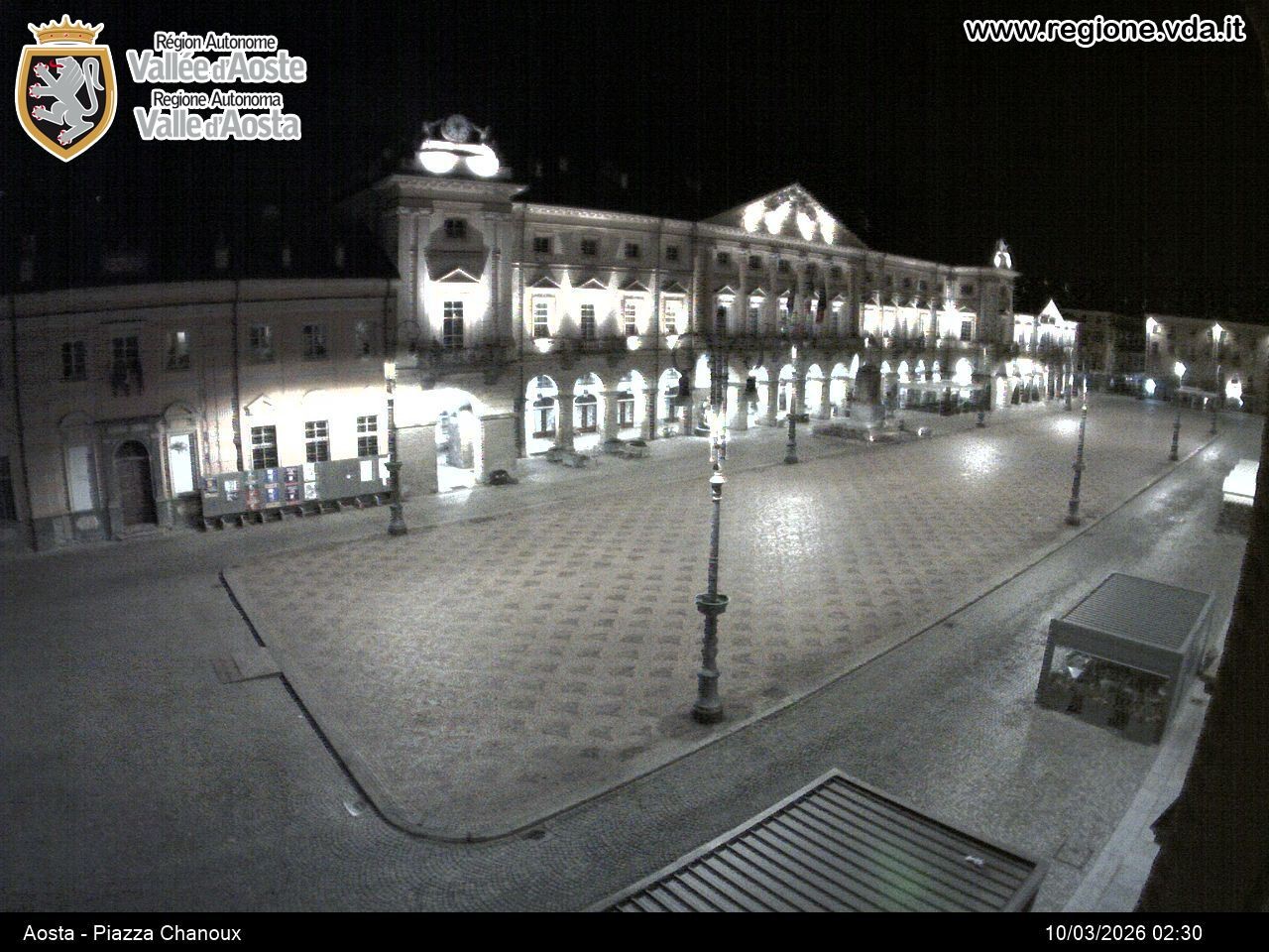 Archiv Foto Webcam Piazza Emile Chanoux, Aosta