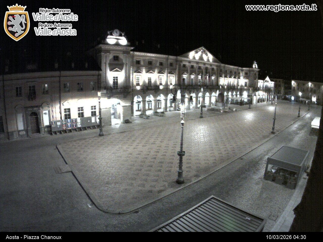 Archiv Foto Webcam Piazza Emile Chanoux, Aosta