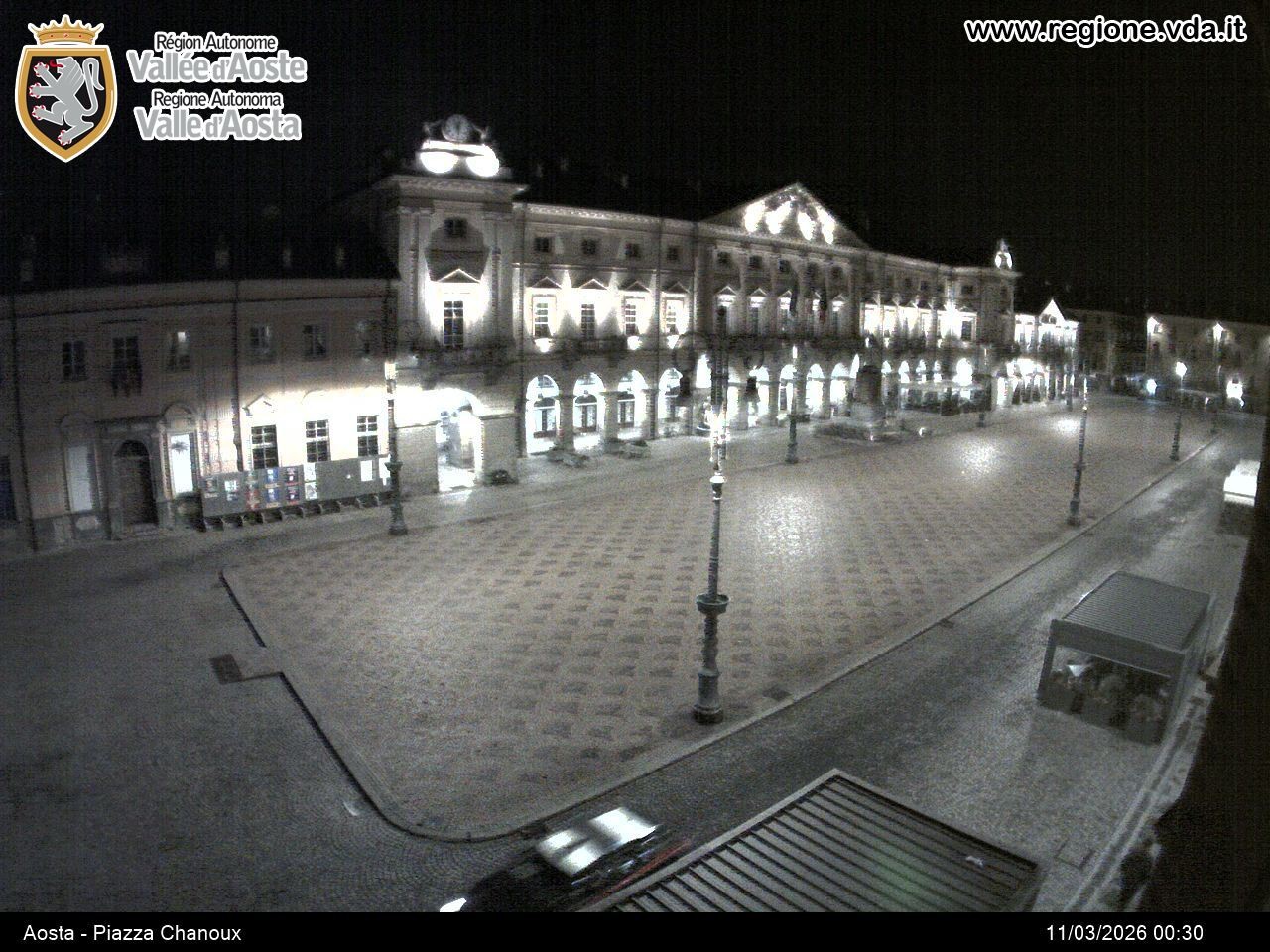 Archived image Webcam Aosta, Piazza Emile Chanoux