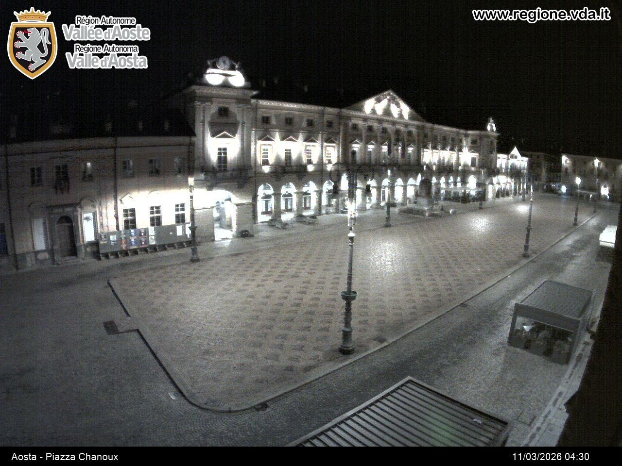 Archived image Webcam Aosta, Piazza Emile Chanoux