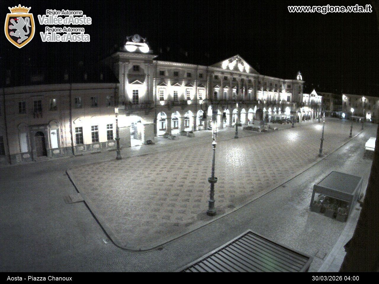 Archiv Foto Webcam Piazza Emile Chanoux, Aosta