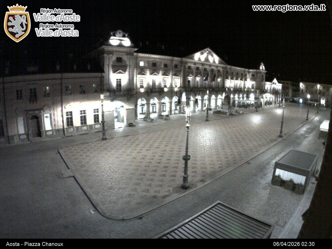 Archiv Foto Webcam Piazza Emile Chanoux, Aosta