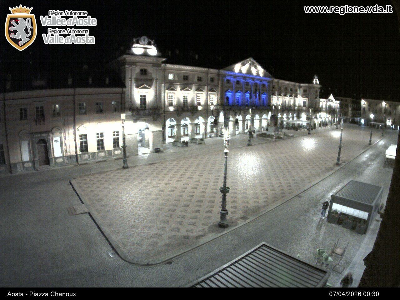 Archiv Foto Webcam Piazza Emile Chanoux, Aosta