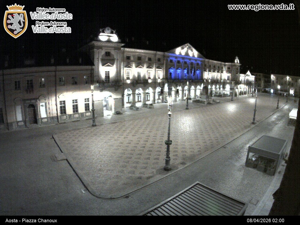 Archived image Webcam Aosta, Piazza Emile Chanoux