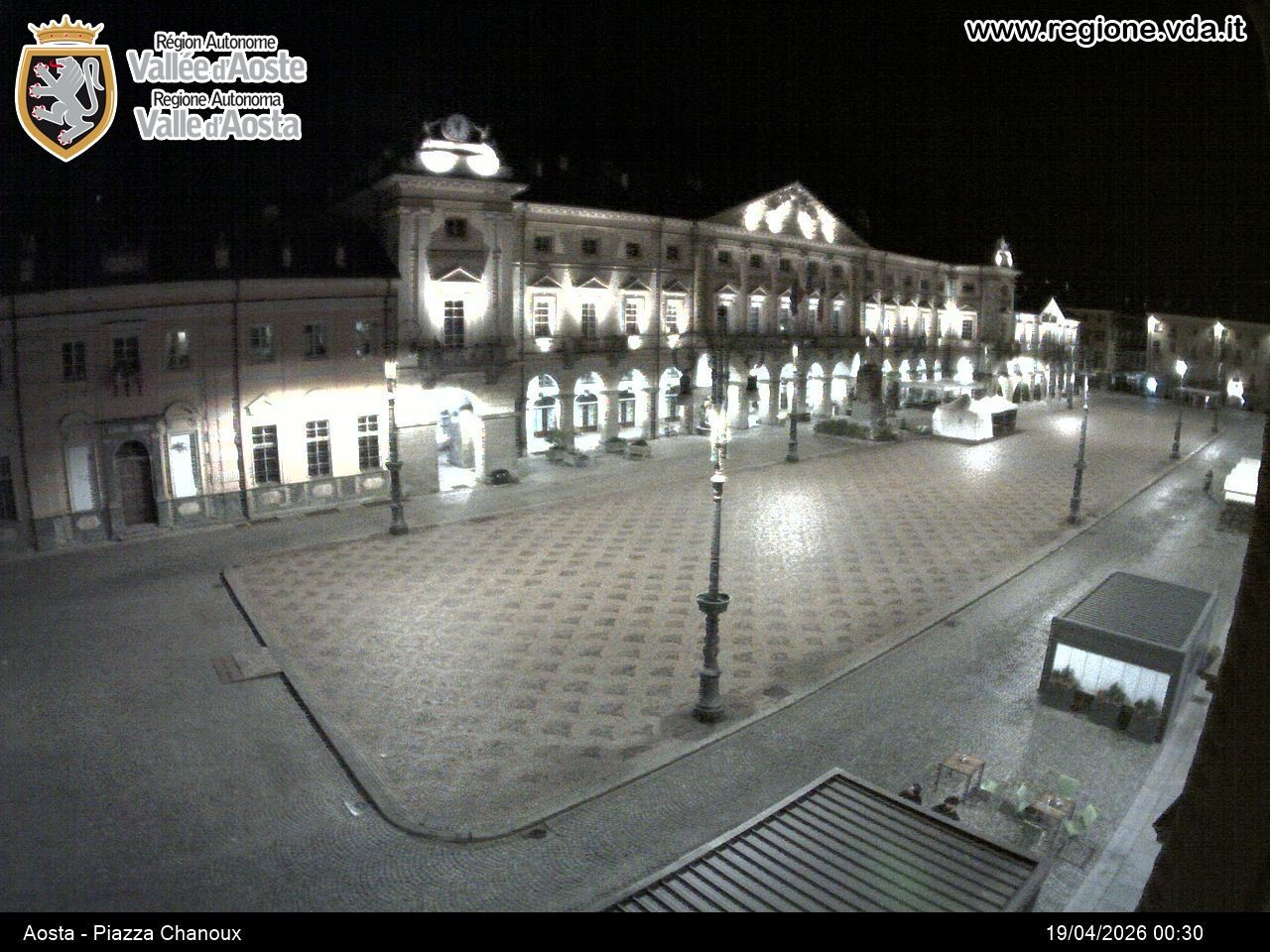 Archived image Webcam Aosta, Piazza Emile Chanoux