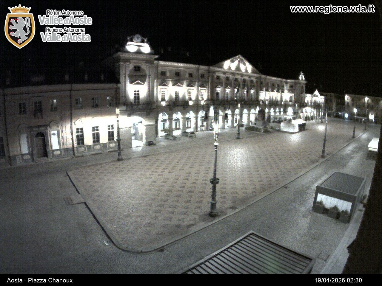 Archived image Webcam Aosta, Piazza Emile Chanoux