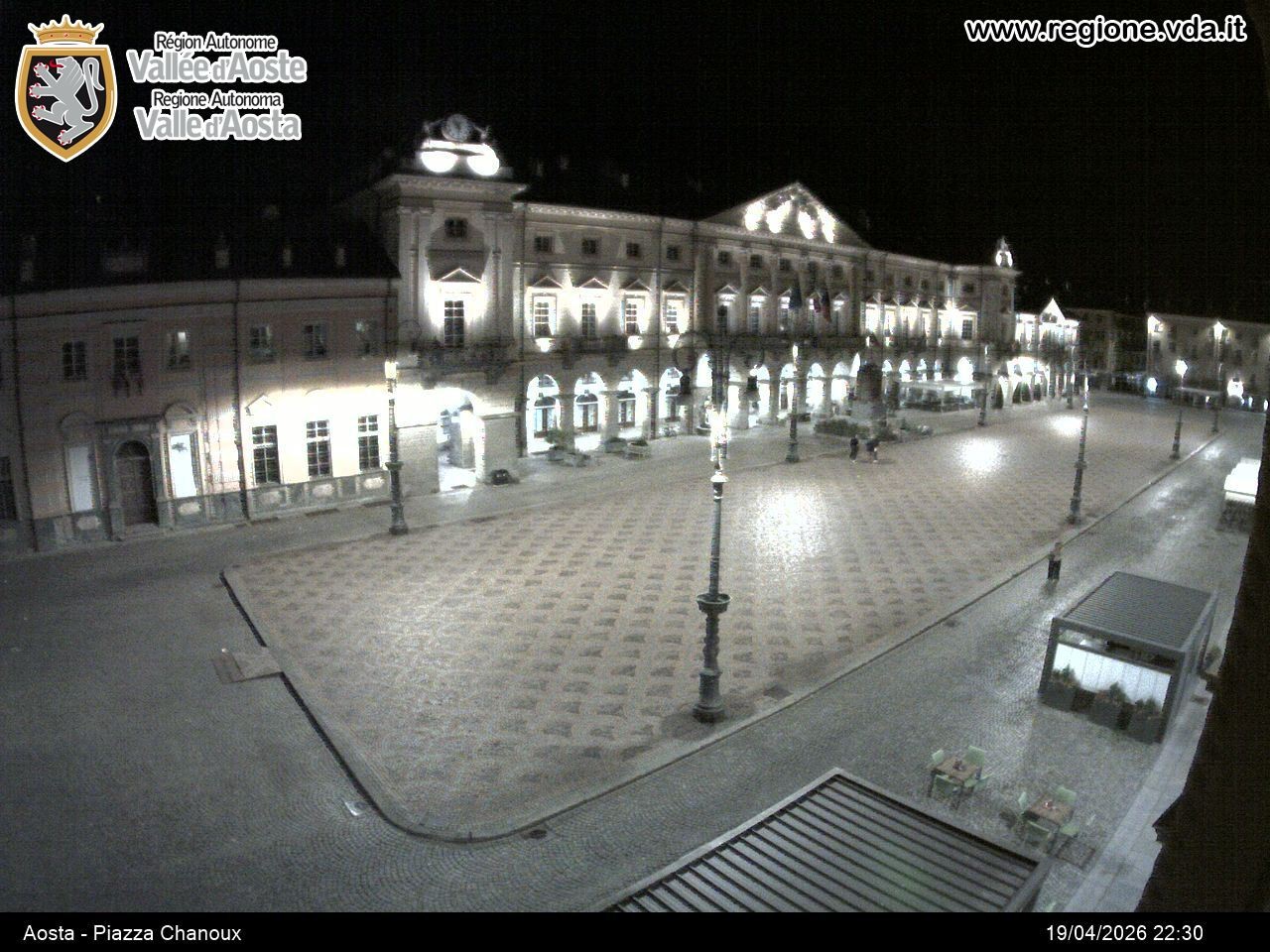 Archiv Foto Webcam Piazza Emile Chanoux, Aosta