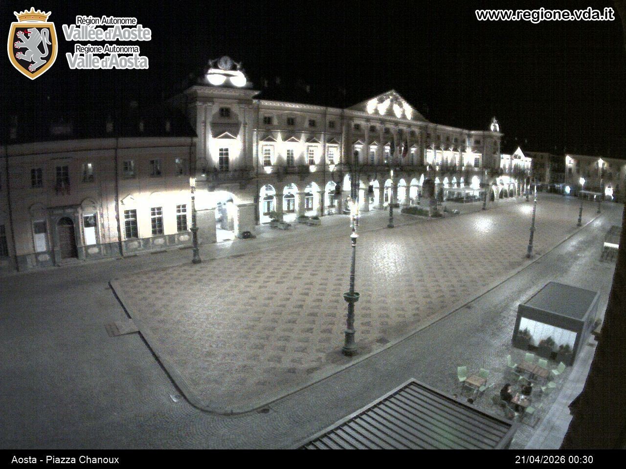 Archiv Foto Webcam Piazza Emile Chanoux, Aosta