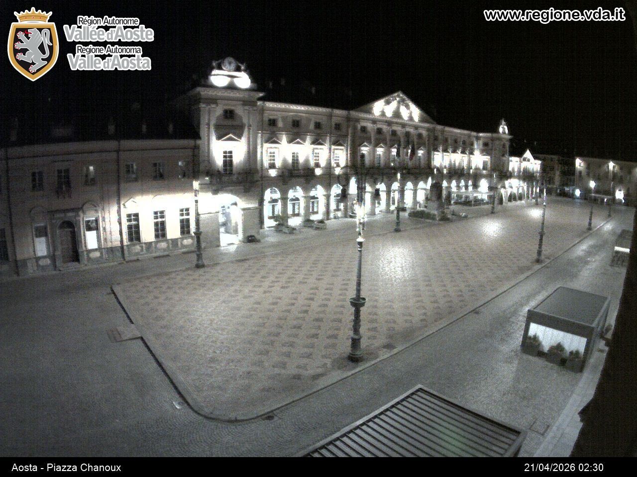 Archiv Foto Webcam Piazza Emile Chanoux, Aosta