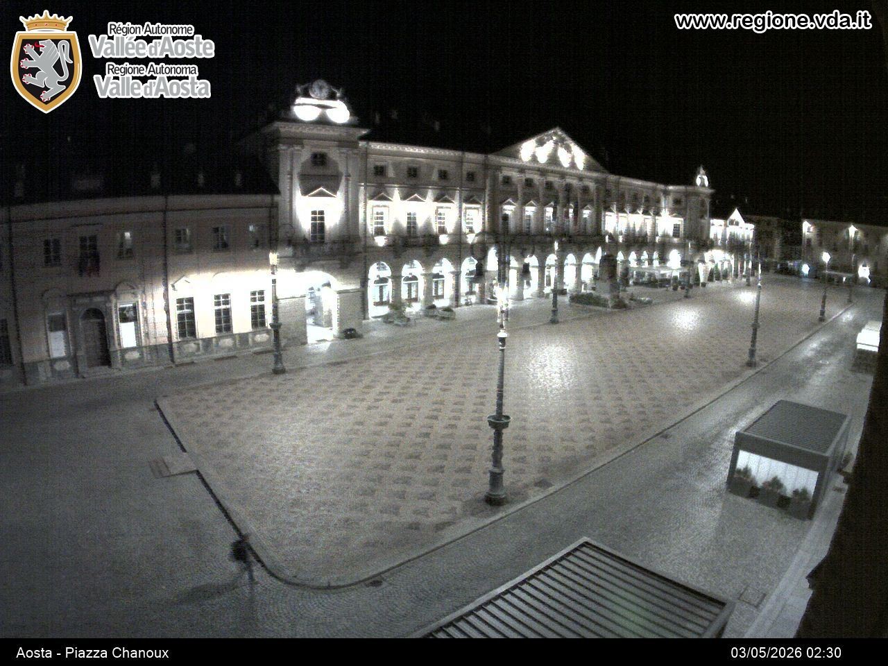 Archiv Foto Webcam Piazza Emile Chanoux, Aosta