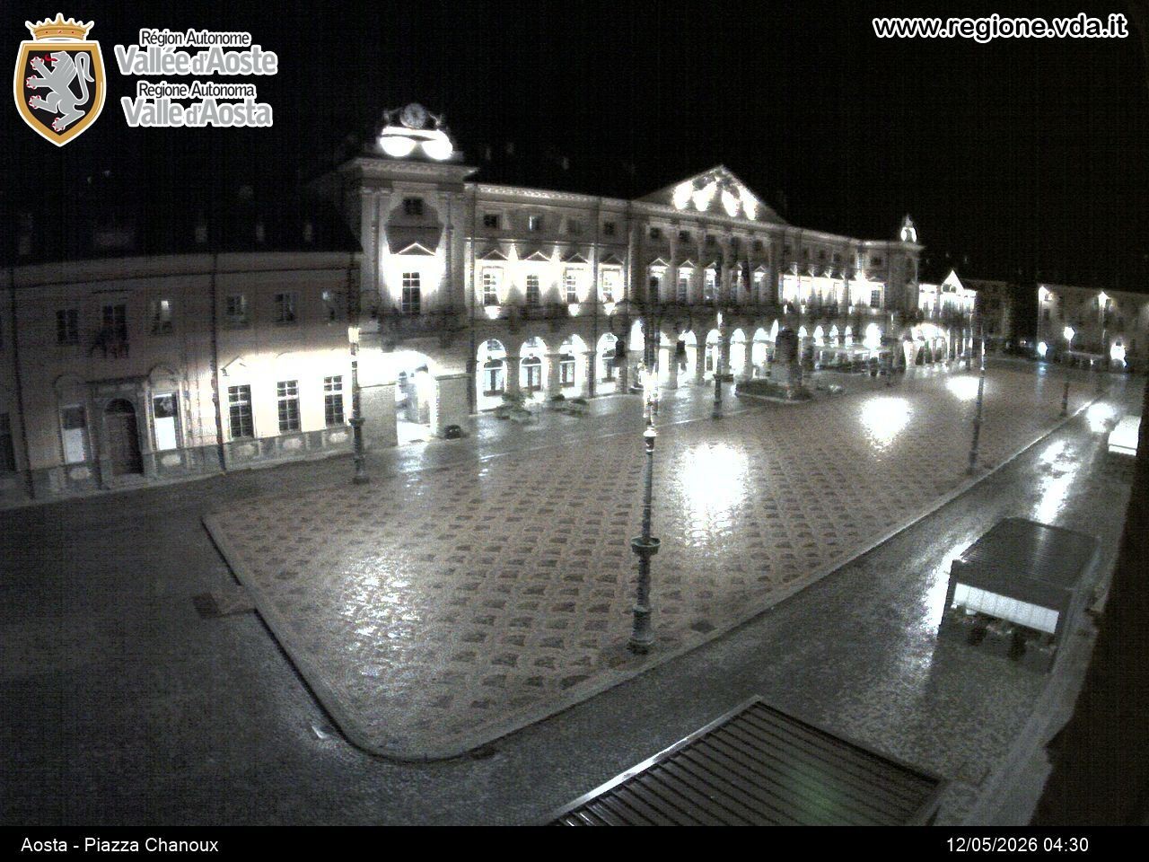 Archiv Foto Webcam Piazza Emile Chanoux, Aosta