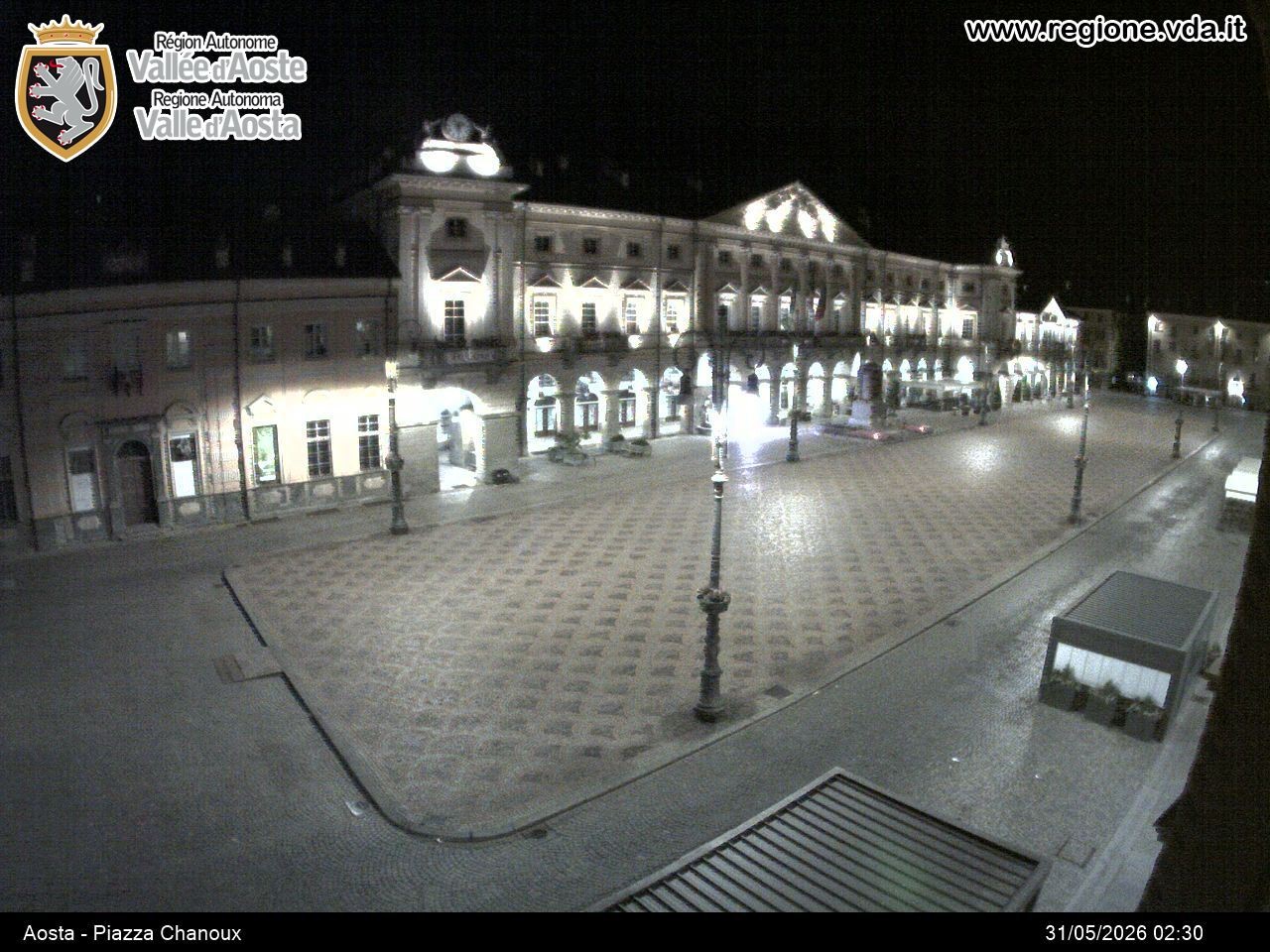 Archiv Foto Webcam Piazza Emile Chanoux, Aosta