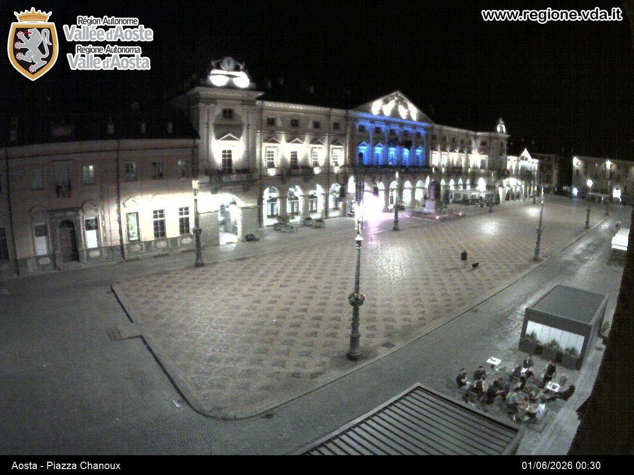 Archiv Foto Webcam Piazza Emile Chanoux, Aosta
