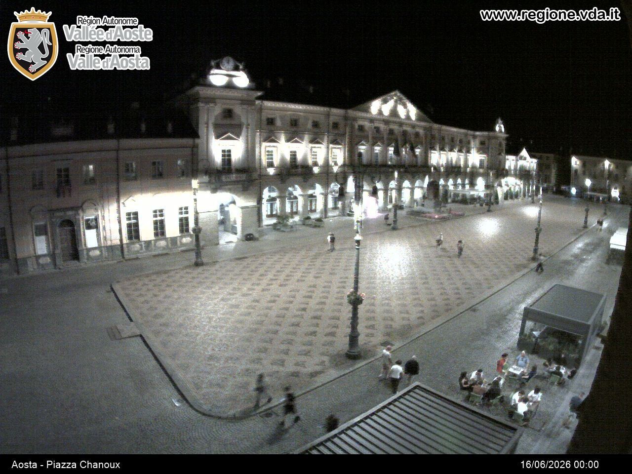 Archived image Webcam Aosta, Piazza Emile Chanoux