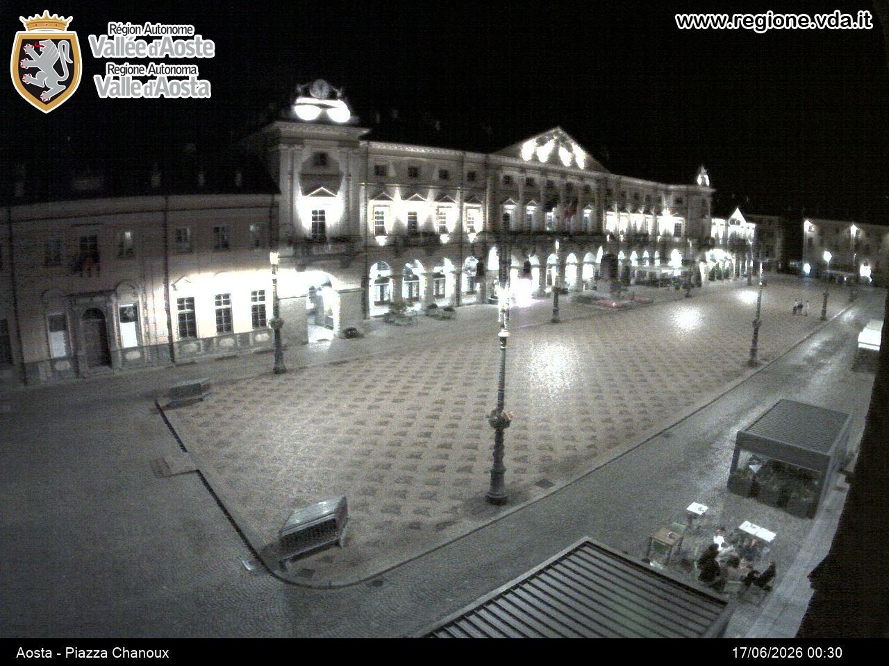 Archived image Webcam Aosta, Piazza Emile Chanoux