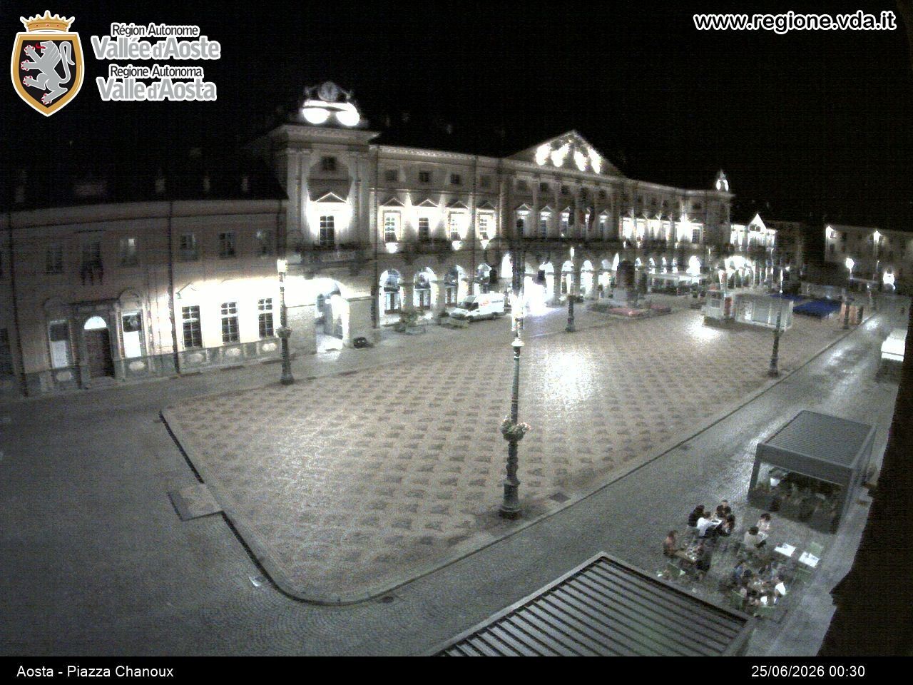 Archived image Webcam Aosta, Piazza Emile Chanoux