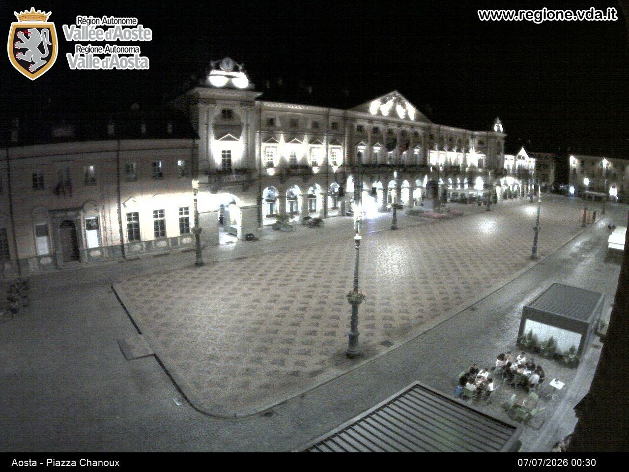 Archiv Foto Webcam Piazza Emile Chanoux, Aosta