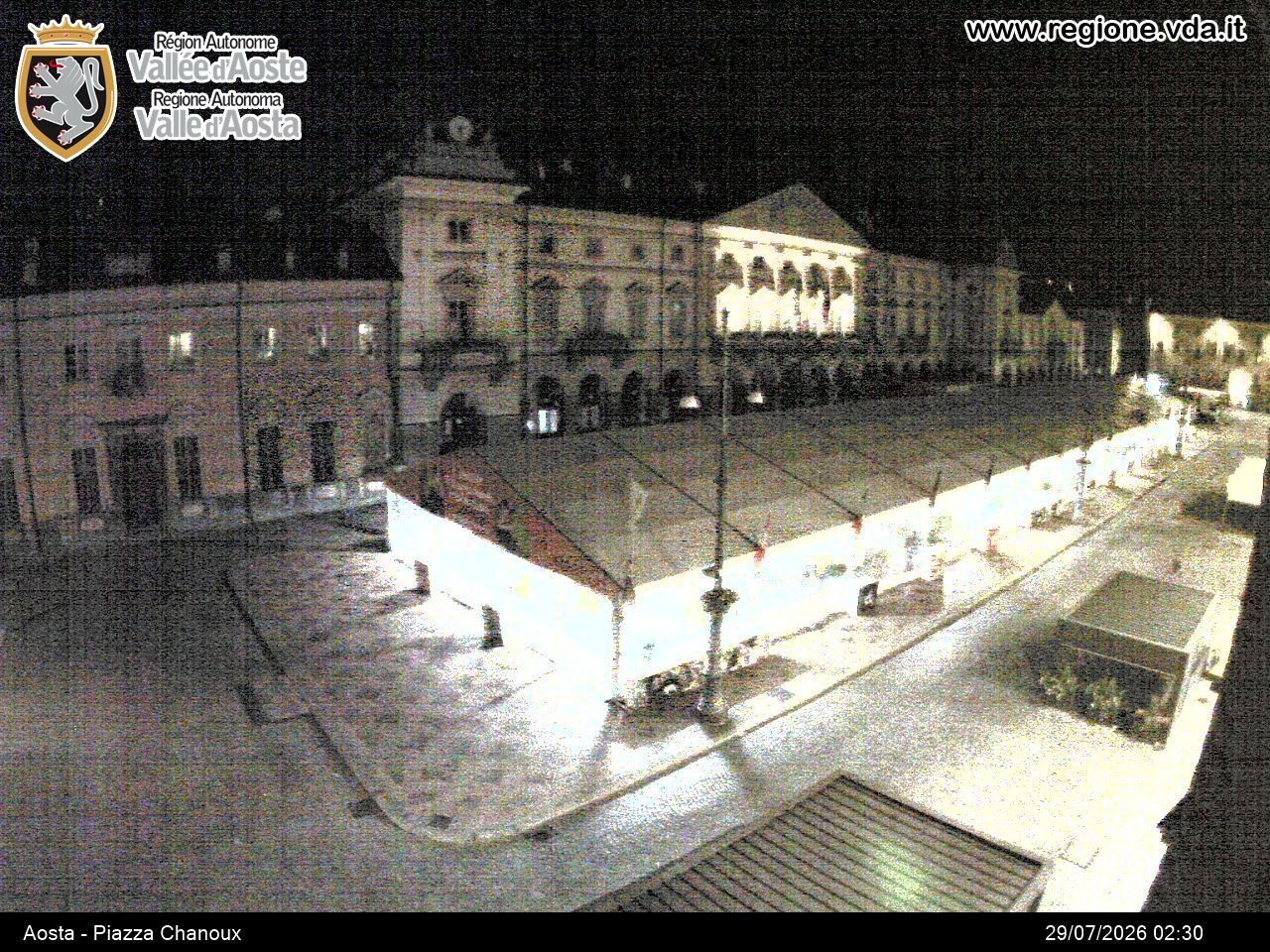 Archiv Foto Webcam Piazza Emile Chanoux, Aosta