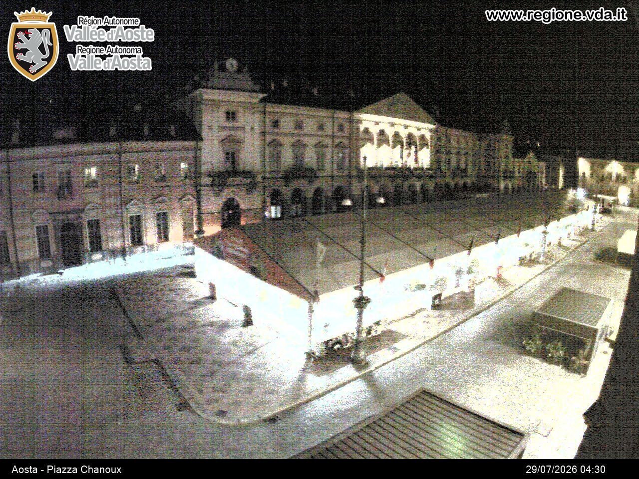 Archiv Foto Webcam Piazza Emile Chanoux, Aosta