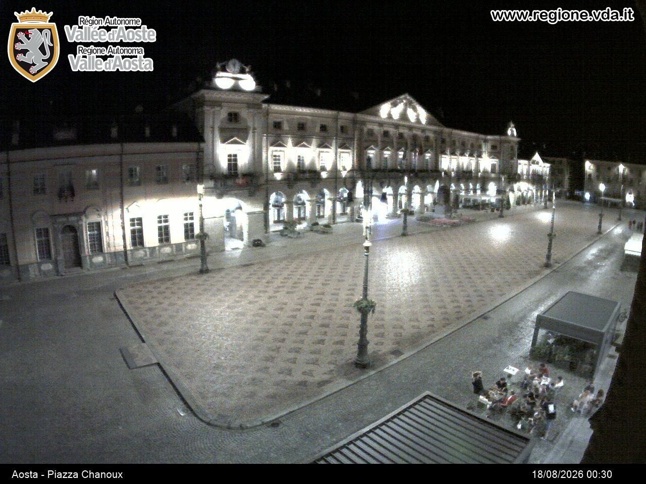 Archived image Webcam Aosta, Piazza Emile Chanoux