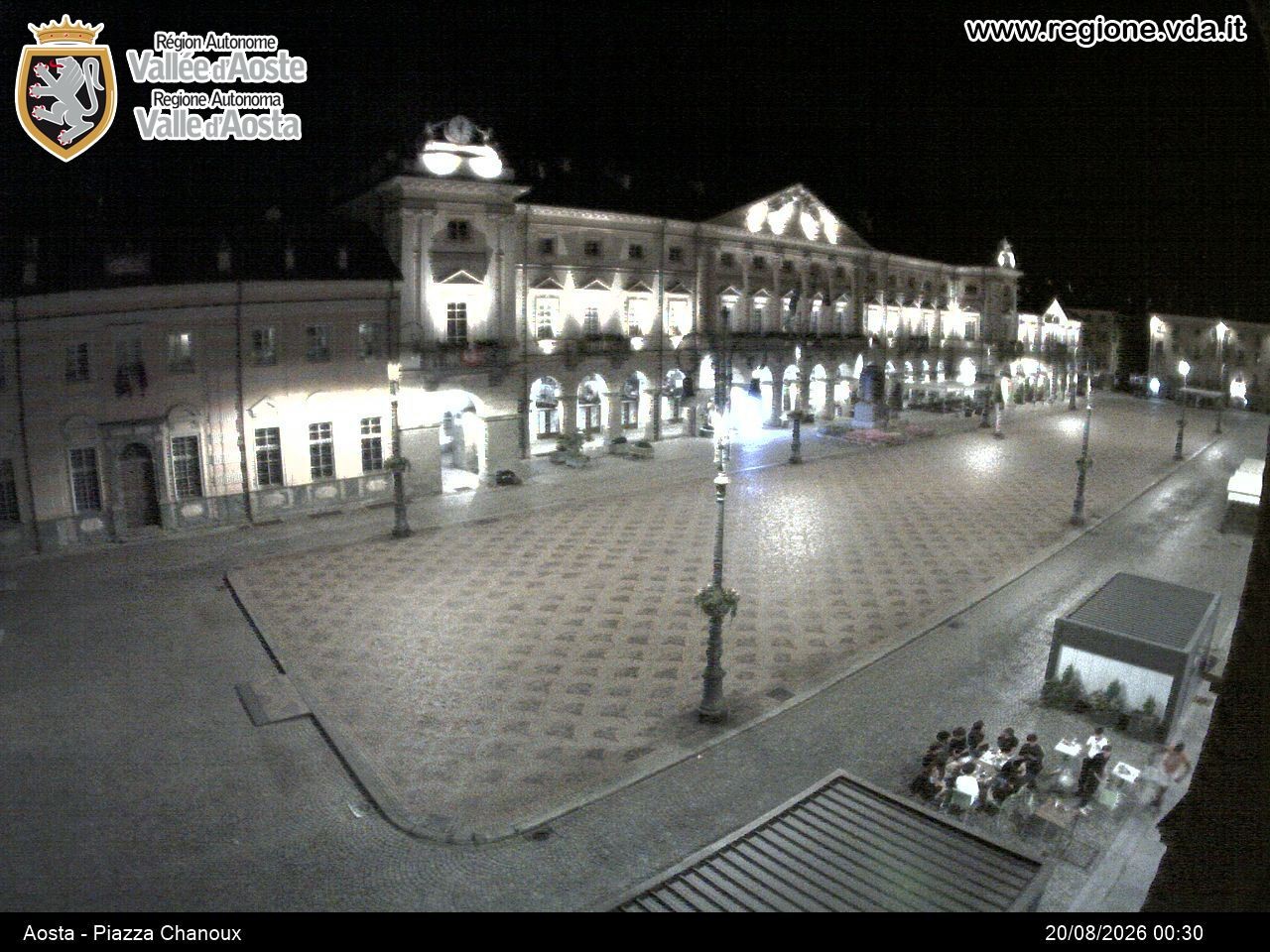 Archiv Foto Webcam Piazza Emile Chanoux, Aosta
