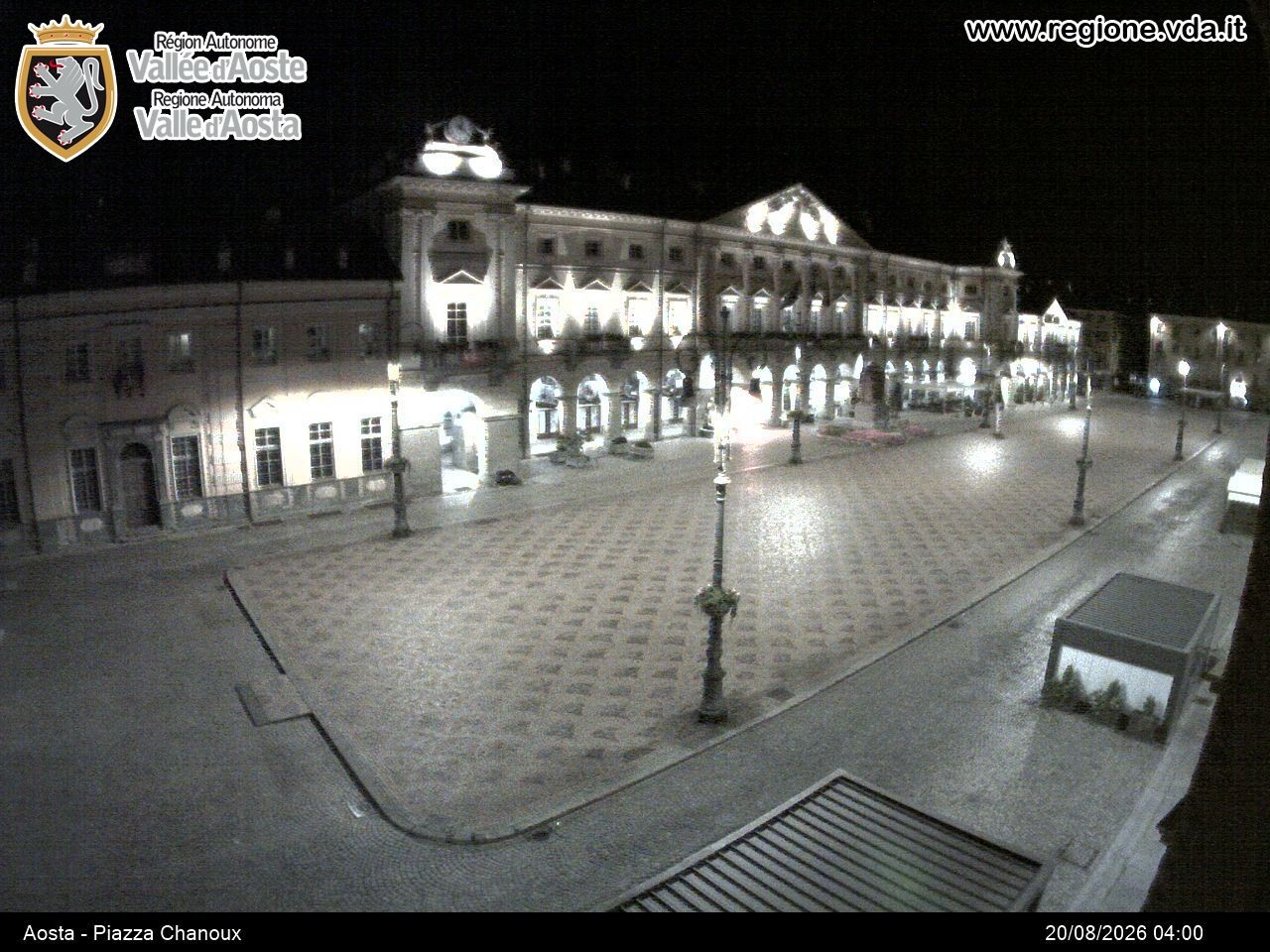 Archiv Foto Webcam Piazza Emile Chanoux, Aosta