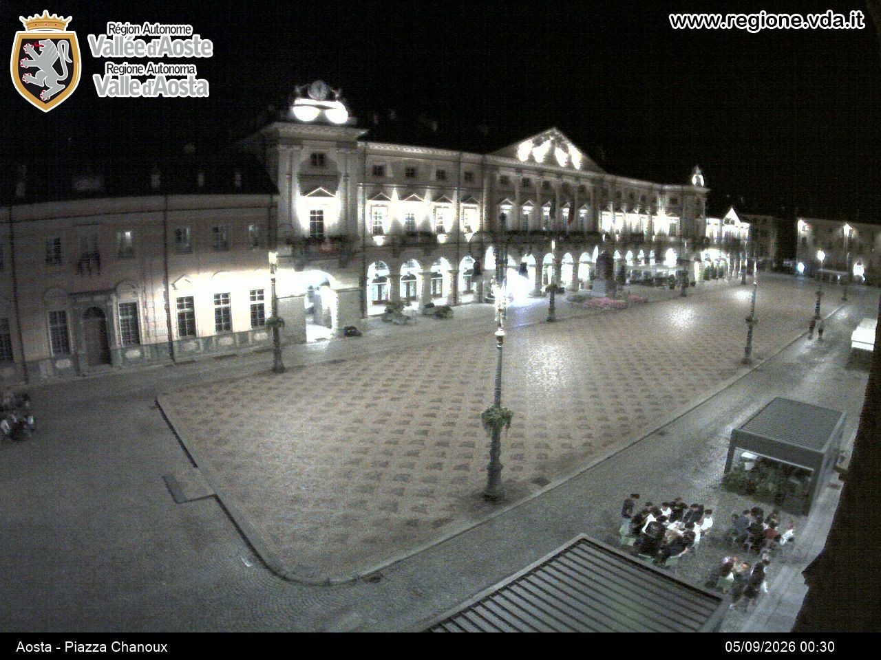 Archived image Webcam Aosta, Piazza Emile Chanoux