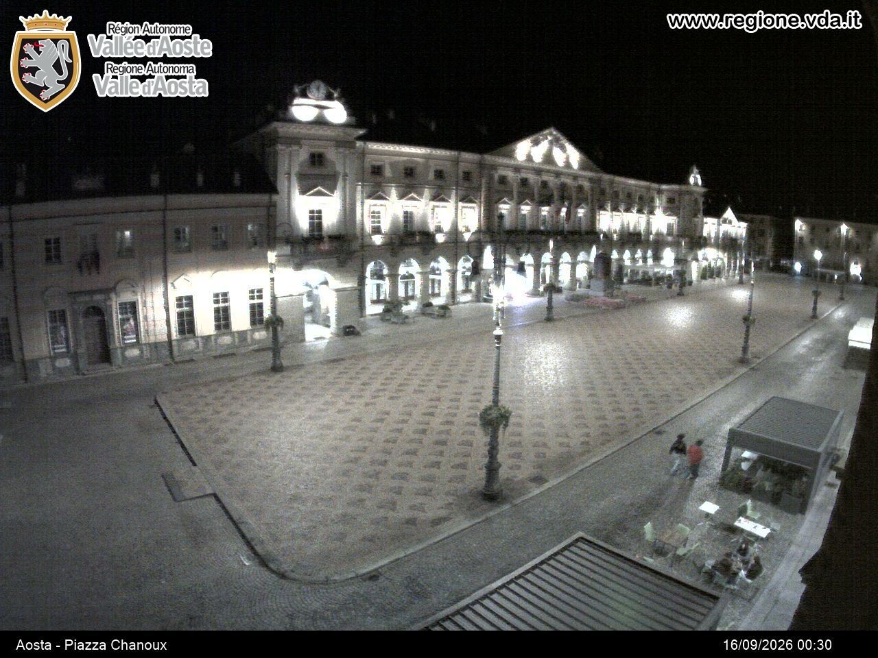 Archiv Foto Webcam Piazza Emile Chanoux, Aosta