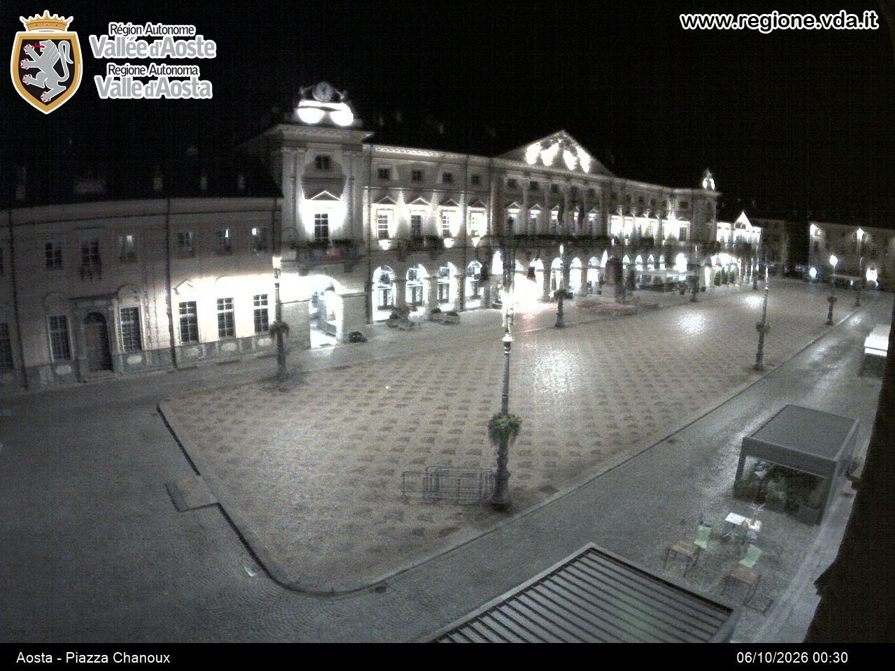 Archiv Foto Webcam Piazza Emile Chanoux, Aosta
