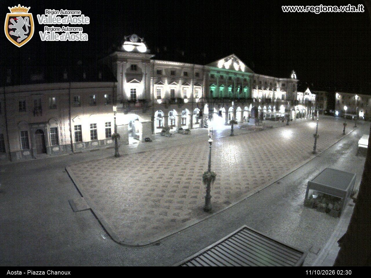 Archived image Webcam Aosta, Piazza Emile Chanoux
